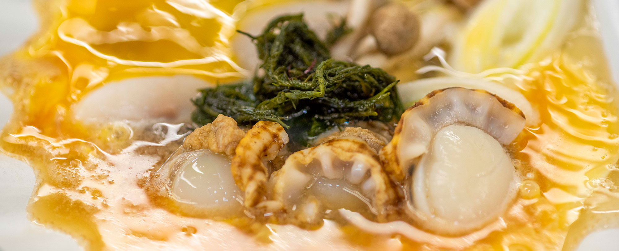 ホタテ&メバルの貝焼き味噌定食